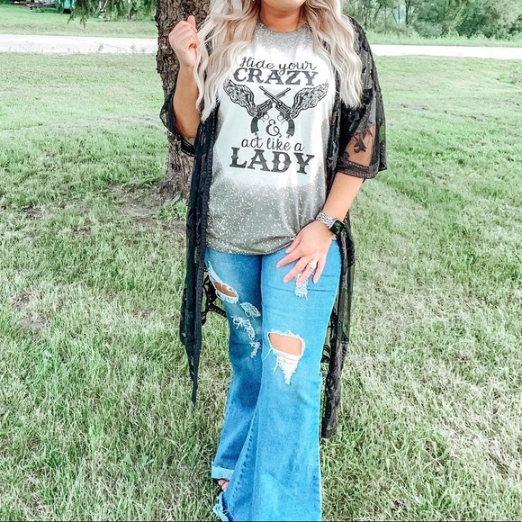 🔹New🔹Caldero Black Lace Duster - Picture 6 of 7